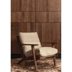 Outlet WOOOD Houston fauteuil bouclé/hout Naturel