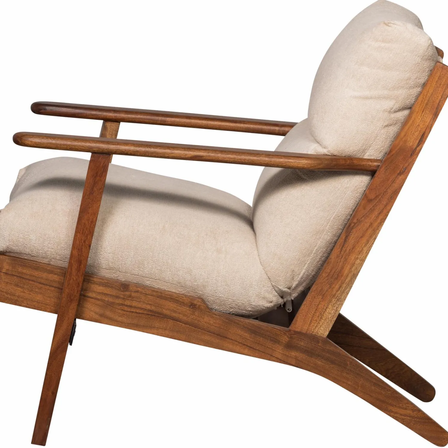 Outlet WOOOD Houston fauteuil bouclé/hout Naturel