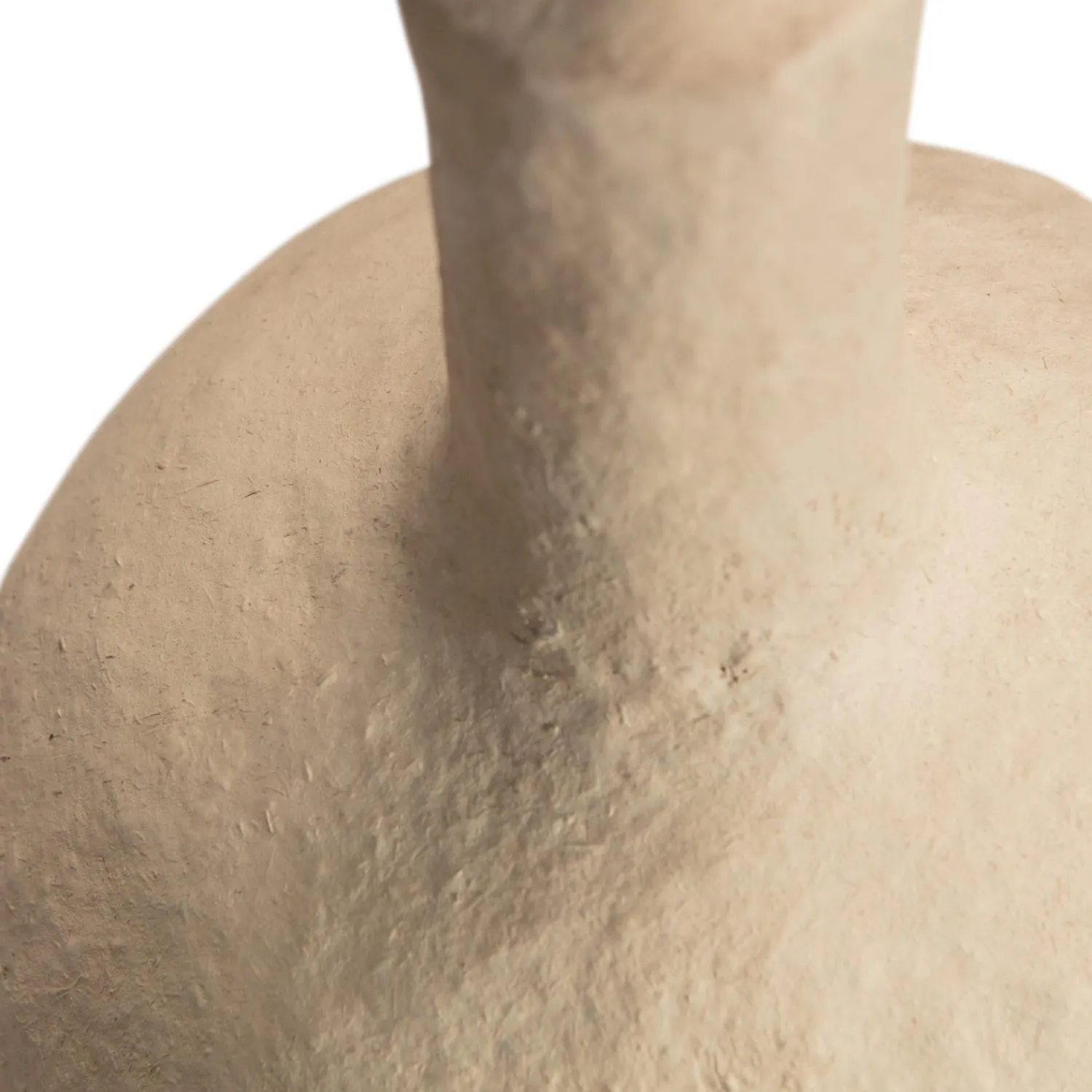 Online WOOOD Ios tafellampvoet papier mache naturel