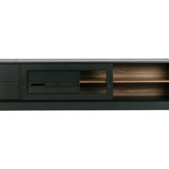 New WOOOD James tv meubel zwart/walnoot