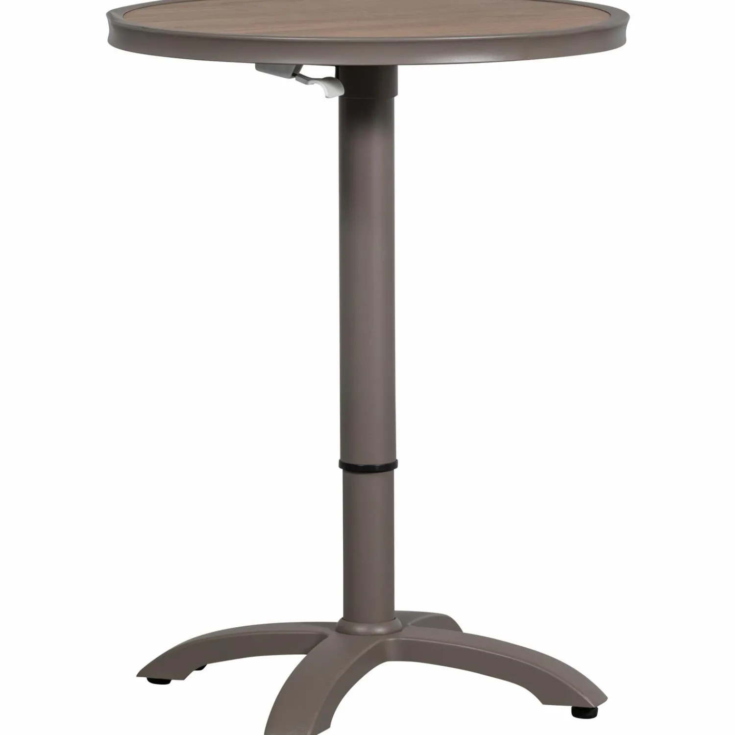 Sale WOOOD Jeppe hoogte verstelbare bartafel tuin aluminium bruin/grijs