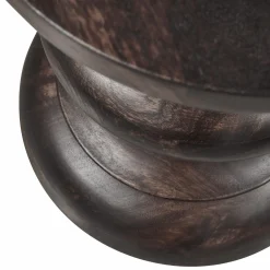 Discount WOOOD Jonah bijzettafel hout donkerbruin 42xø30 cm