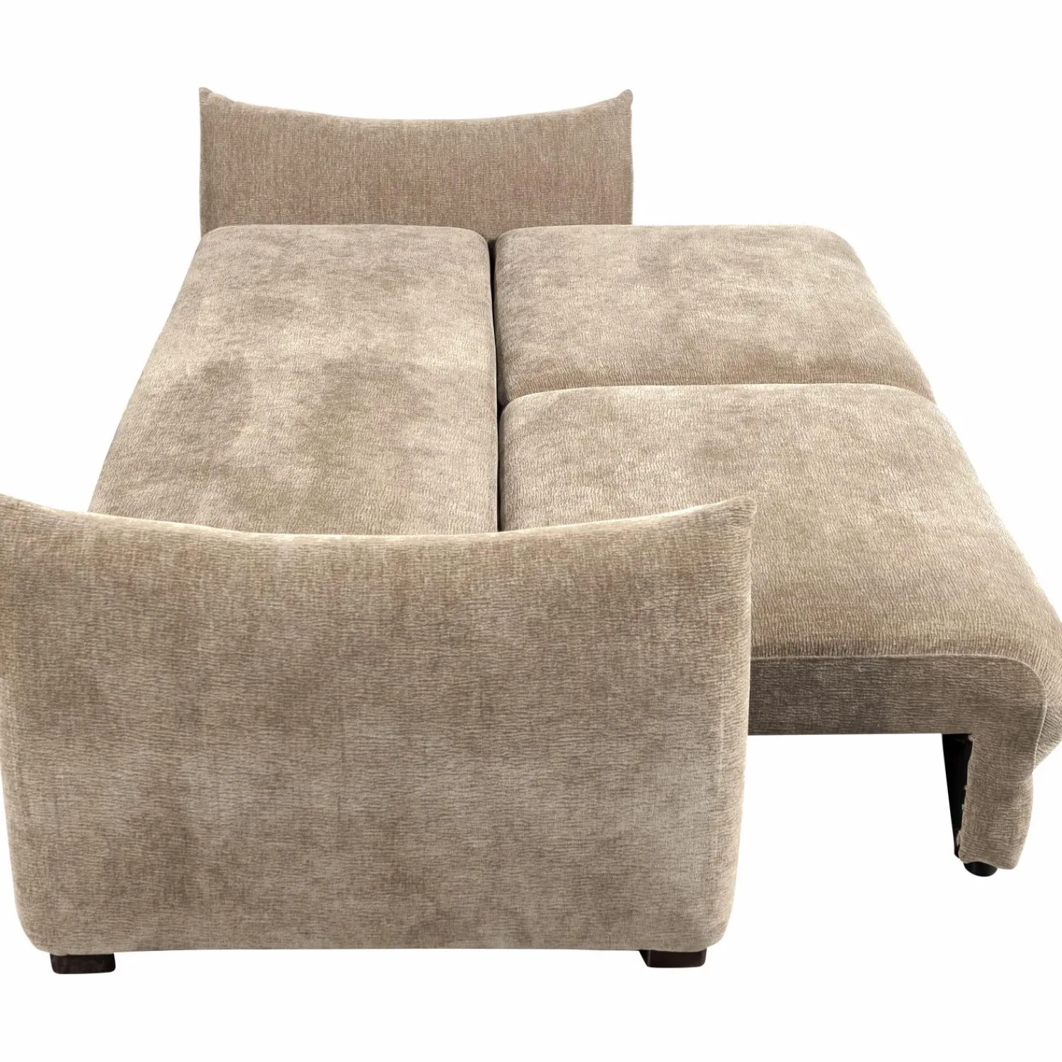 WOOOD Jonne 3-zits slaapbank chenille Naturel