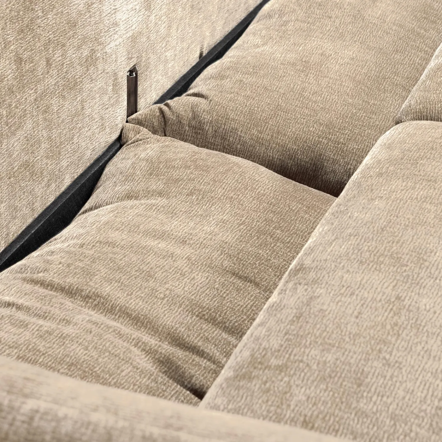 WOOOD Jonne 3-zits slaapbank chenille Naturel