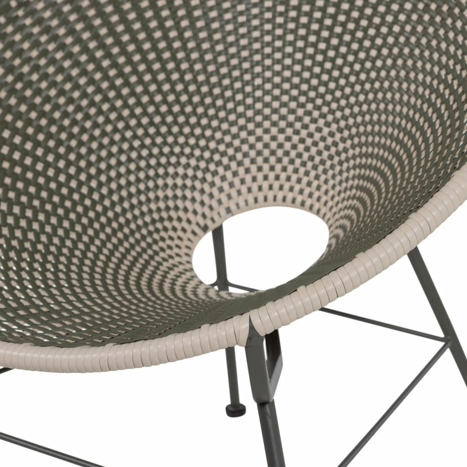 New WOOOD Kazoun tuin loungestoel wicker Groen