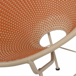 Sale WOOOD Kazoun tuin loungestoel wicker Oranje