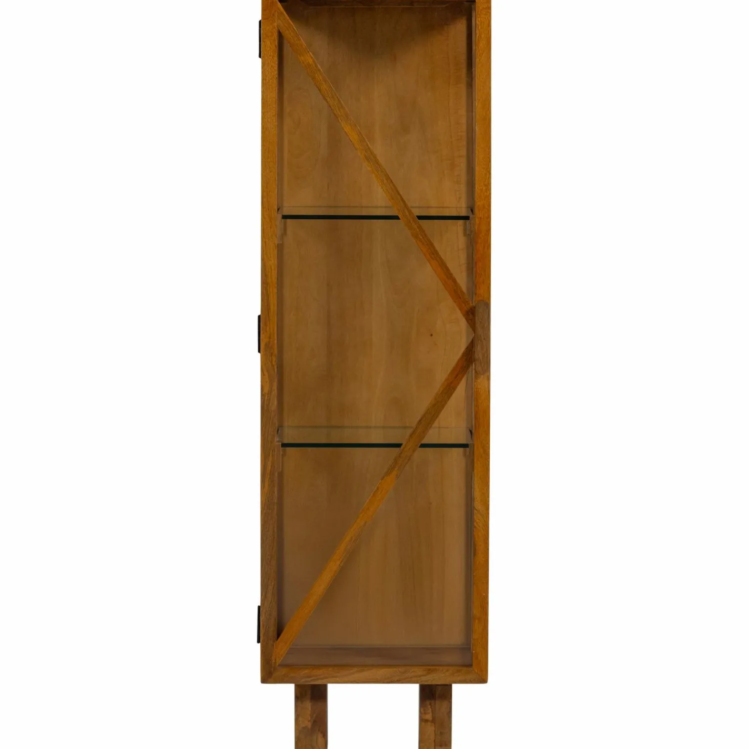 Outlet WOOOD Kella 1-deurs kast mango hout Naturel