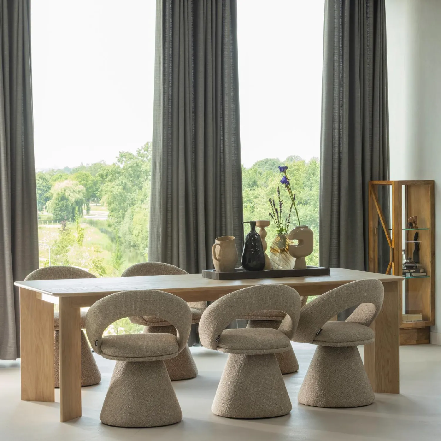 Outlet WOOOD Kella 1-deurs kast mango hout Naturel