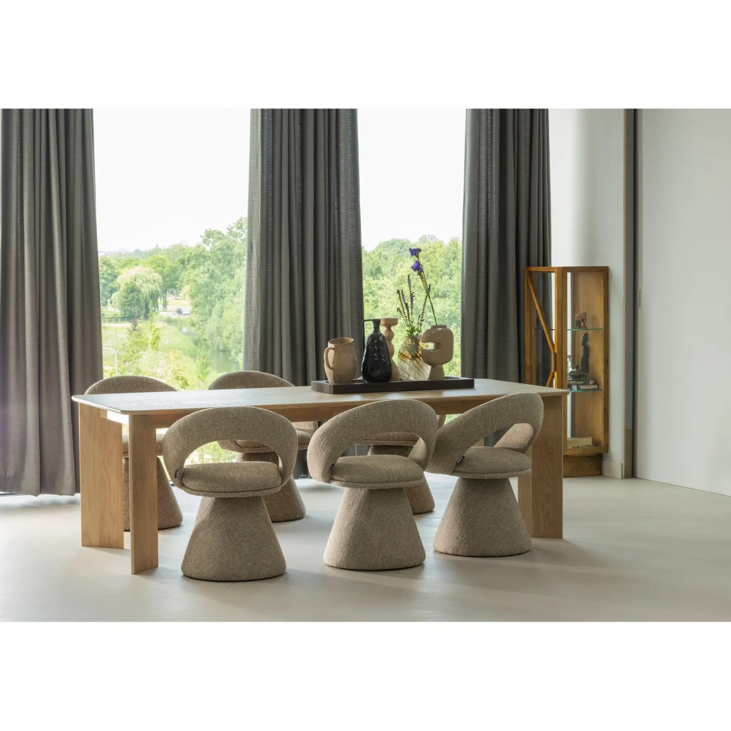 Outlet WOOOD Kella 1-deurs kast mango hout Naturel