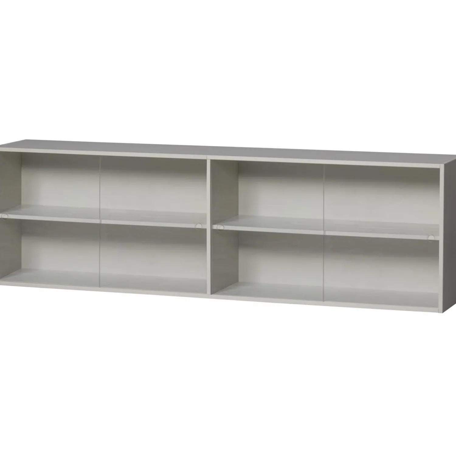 Outlet WOOOD Klink opzetkast grenen mist