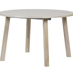 Online WOOOD Lange Jan uitschuifbare eettafel rond eiken Sydney