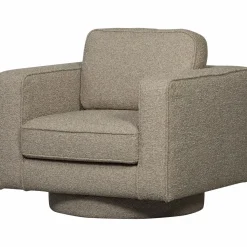 Sale WOOOD Lazy draaifauteuil bouclé Zand