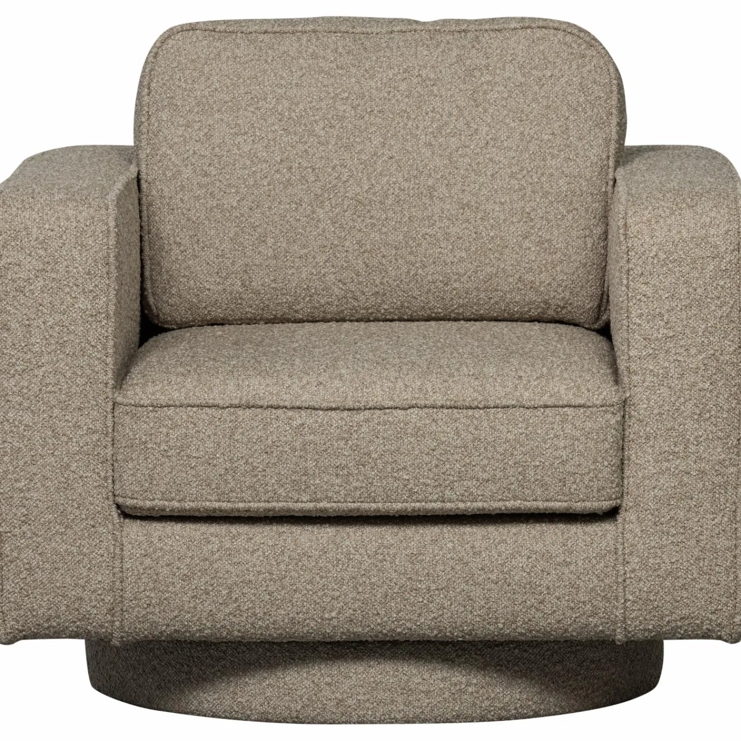 Sale WOOOD Lazy draaifauteuil bouclé Zand