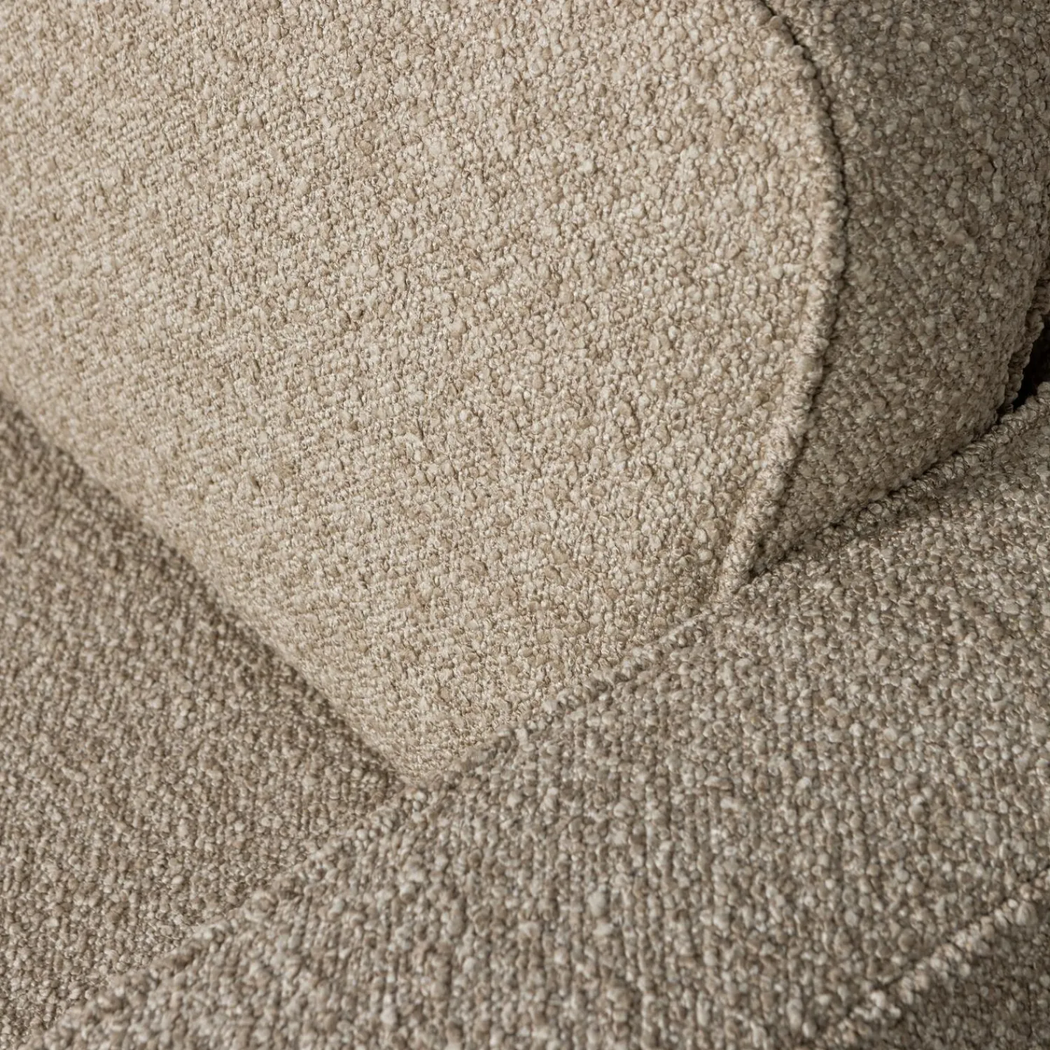 Sale WOOOD Lazy draaifauteuil bouclé Zand