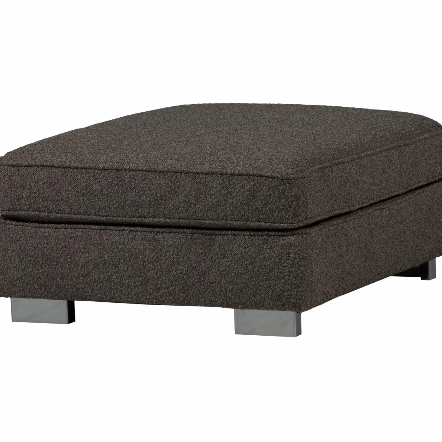 Outlet WOOOD Lazy hocker bouclé Antraciet