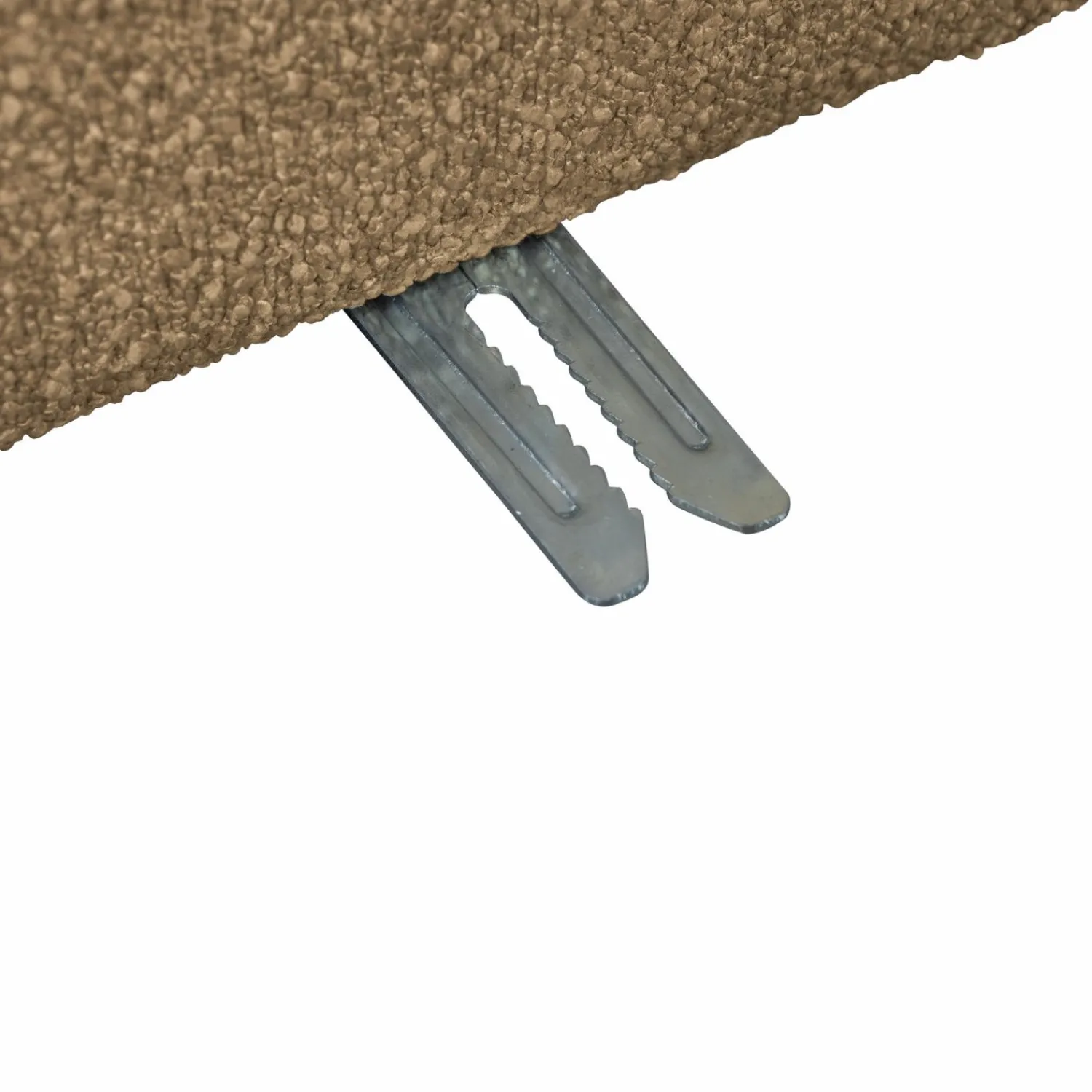 New WOOOD Lazy 1-zits element met arm links bouclé Bruin