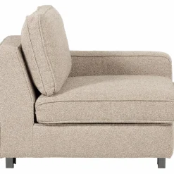 Discount WOOOD Lazy 1-zits element met arm rechts bouclé Naturel