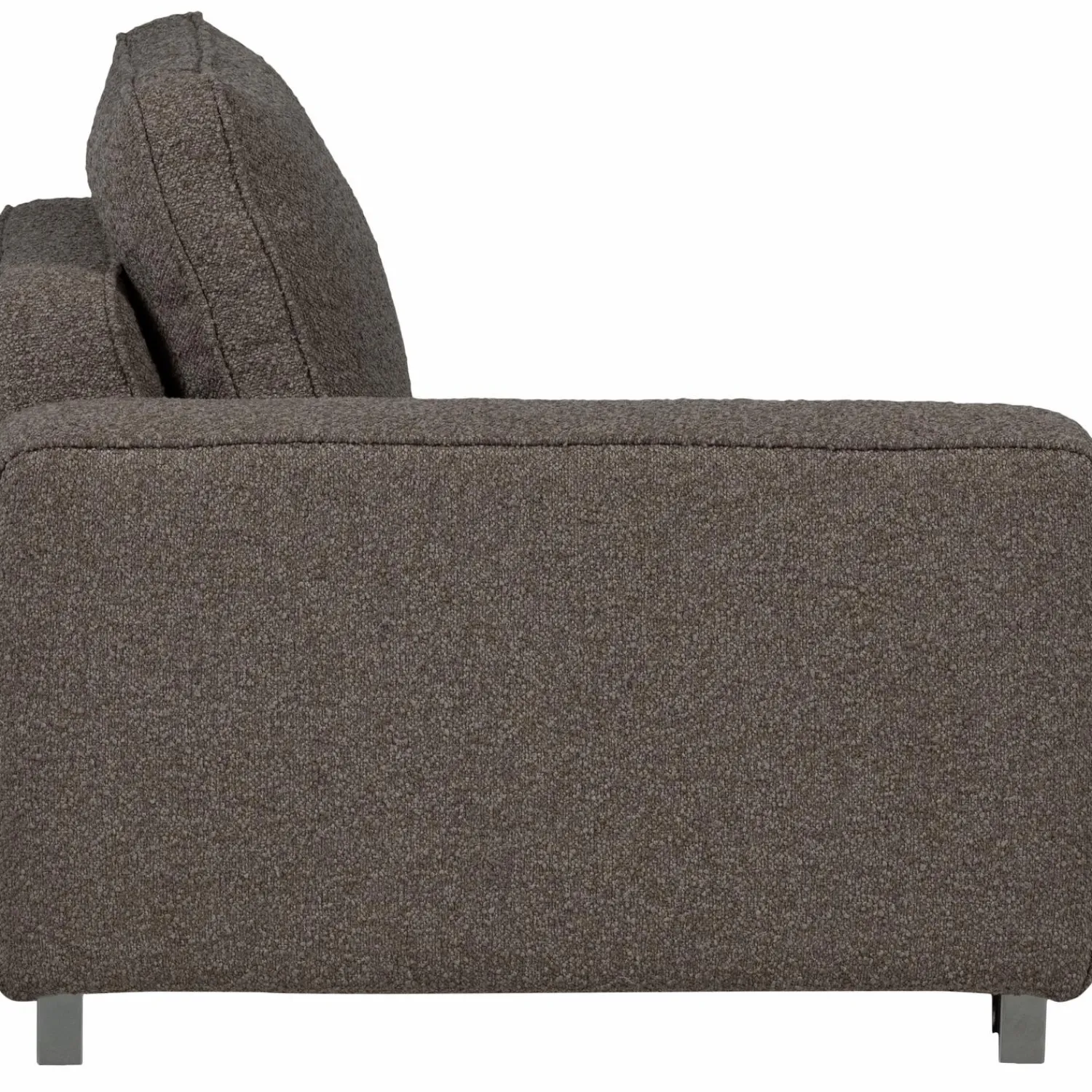 Clearance WOOOD Lazy 1-zits element met arm links bouclé Antraciet