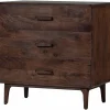 Outlet WOOOD Liya ladekast mango hout donkerbruin