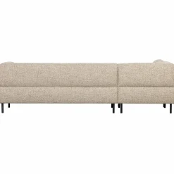 Discount WOOOD Lloyd hoekbank links grof geweven Naturel melange