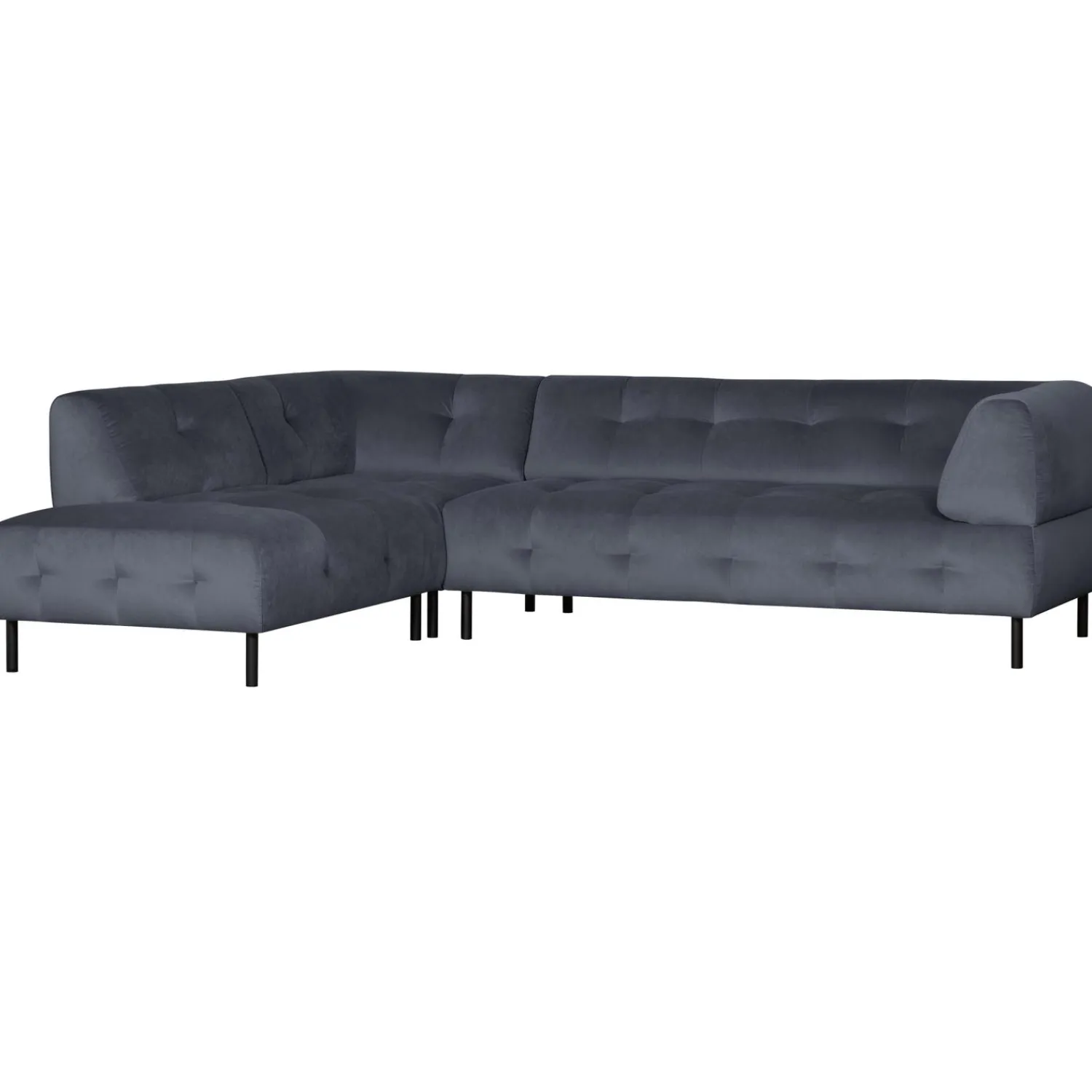 Online WOOOD Lloyd hoekbank links velvet Wolk