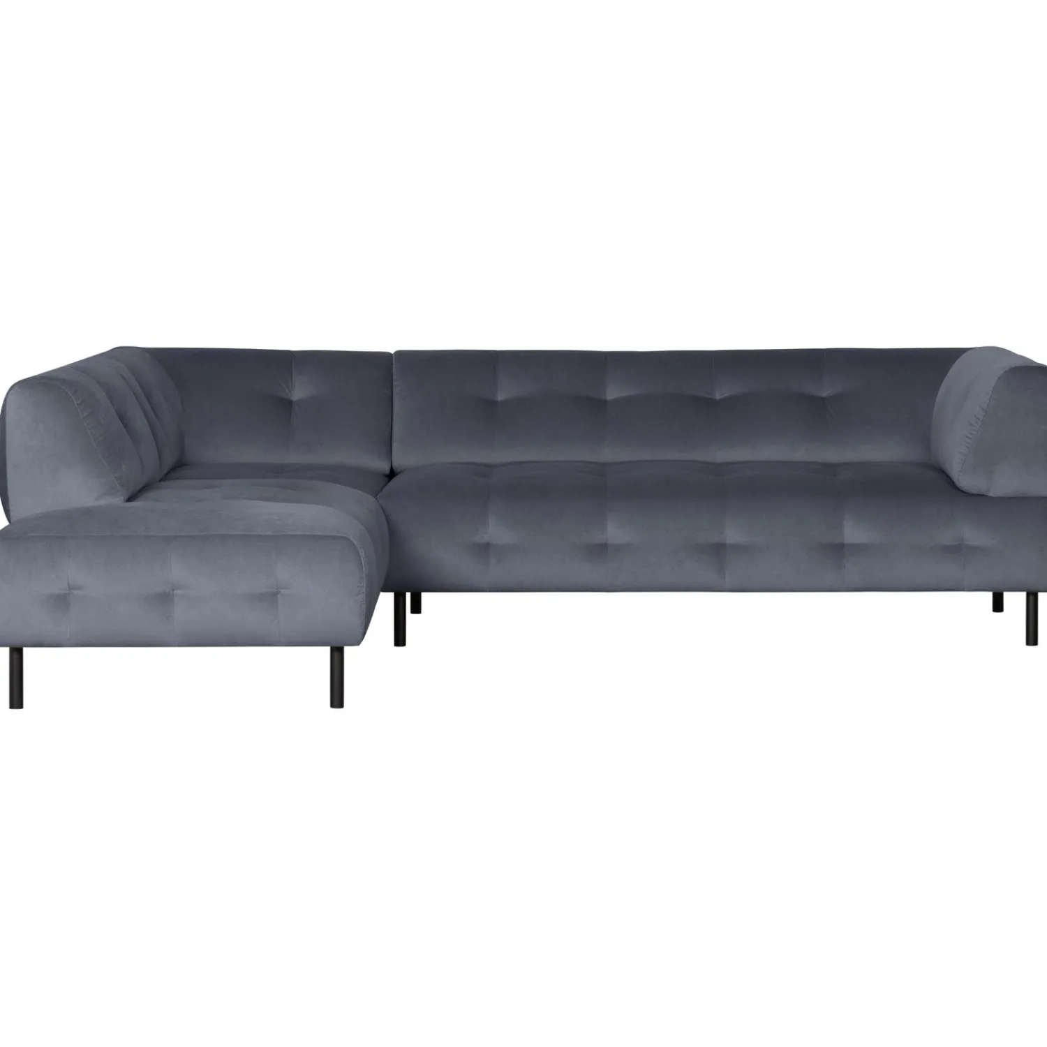 Online WOOOD Lloyd hoekbank links velvet Wolk