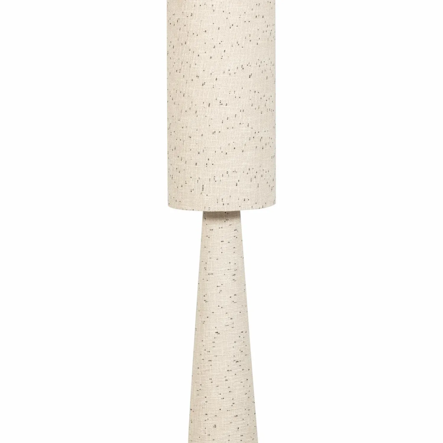 WOOOD Loft vloerlamp metaal/bouclé met stippen 130 x Ø 30 cm Naturel