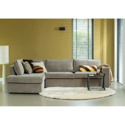 Hot WOOOD Loft vloerlamp metaal/bouclé 130xø30 cm Naturel
