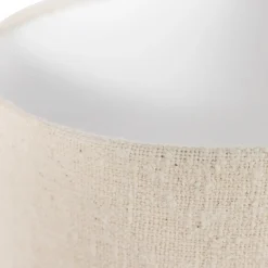 Hot WOOOD Loft vloerlamp metaal/bouclé 130xø30 cm Naturel