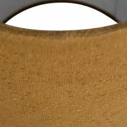 Outlet WOOOD Loft vloerlamp metaal/bouclé 130xø30 cm Tapenade
