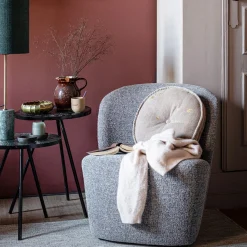 WOOOD Lofty fauteuil melange Grijs