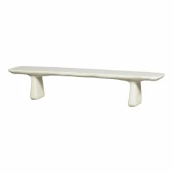 Clearance WOOOD Loggia eetbankje vezelversterkte polymeer naturel 227x40 cm