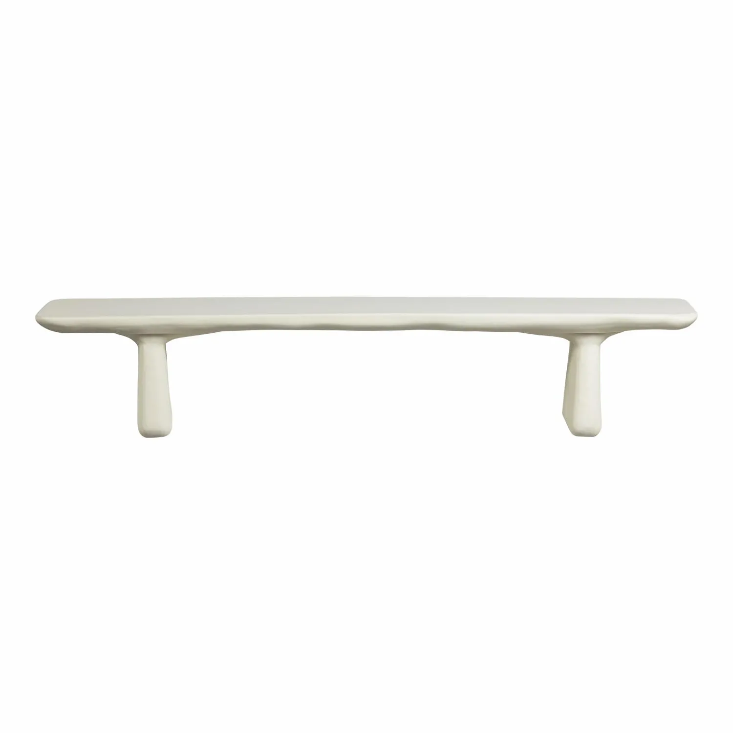Clearance WOOOD Loggia eetbankje vezelversterkte polymeer naturel 227x40 cm
