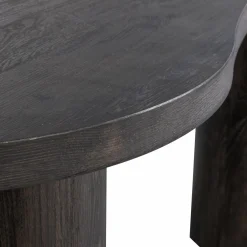 Hot WOOOD Maan organisch sidetable/bureau mdf donkerbruin