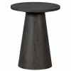 Sale WOOOD Maan salontafel mdf donkerbruin 50xø40 cm
