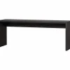 WOOOD Maan sidetable MDF donkerbruin