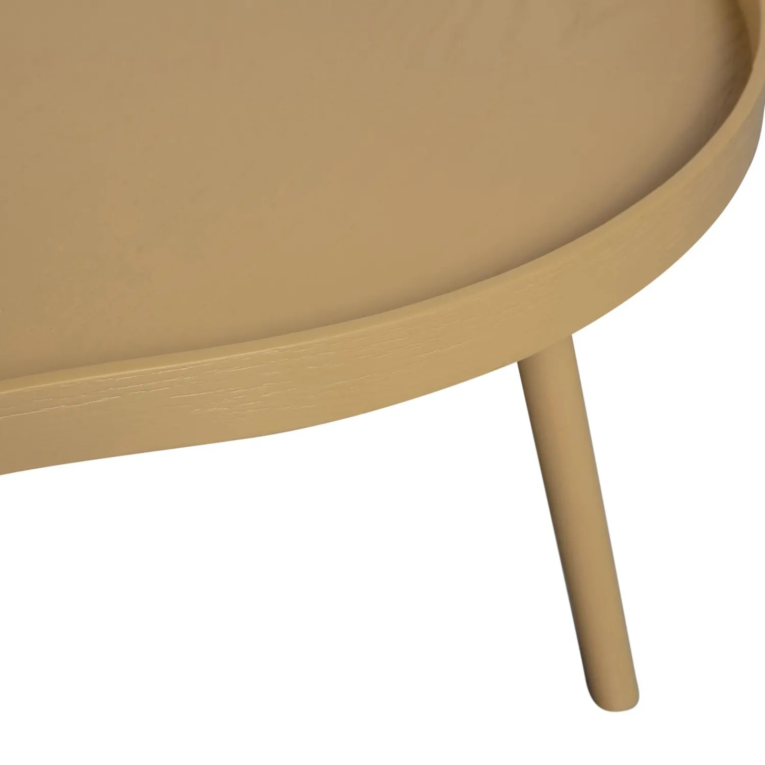 Clearance WOOOD Mae bijzettafel organisch langwerpig hout alpaca