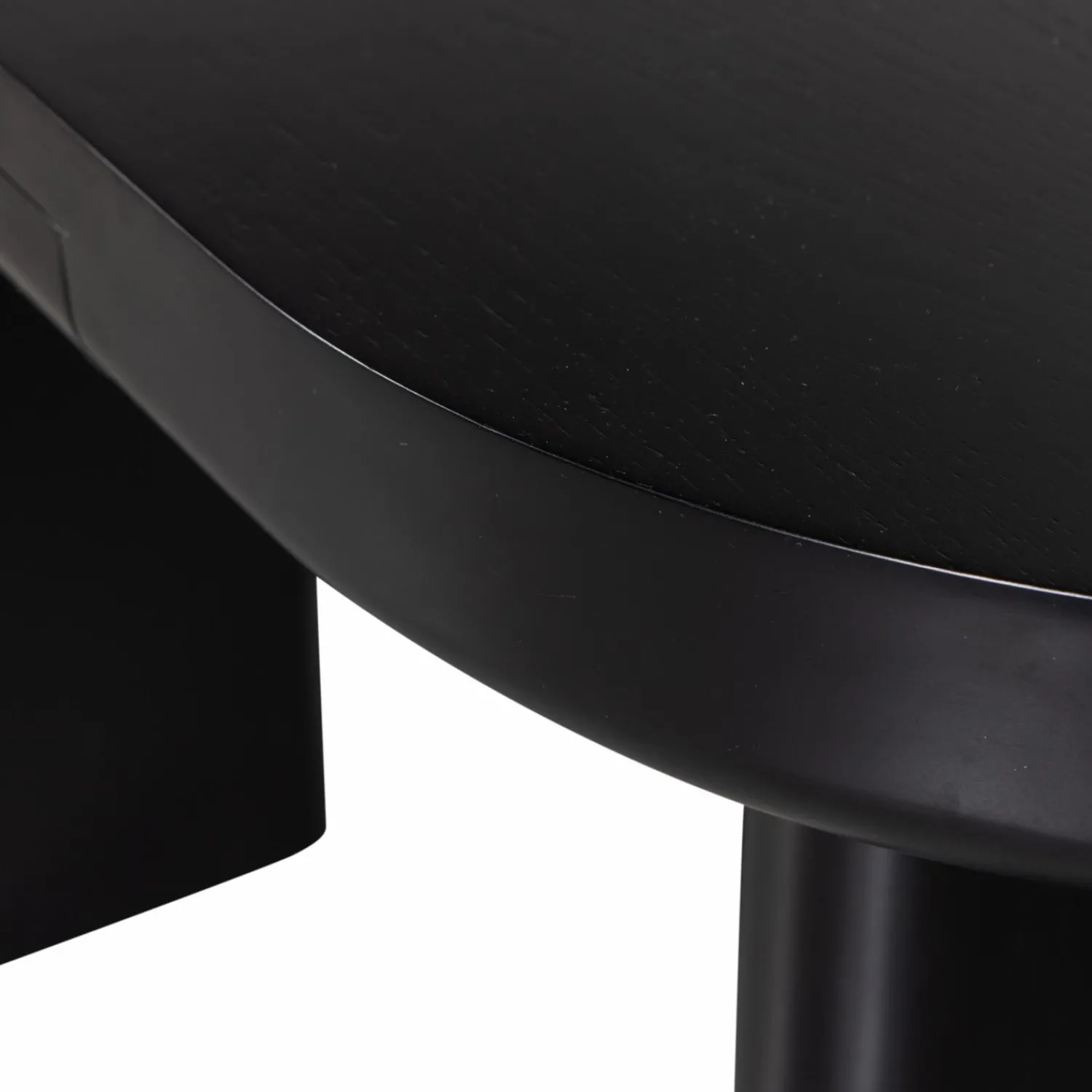 Best WOOOD Mael bureau/sidetable fineer zwart