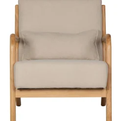Online WOOOD Mark fauteuil geweven stof Naturel