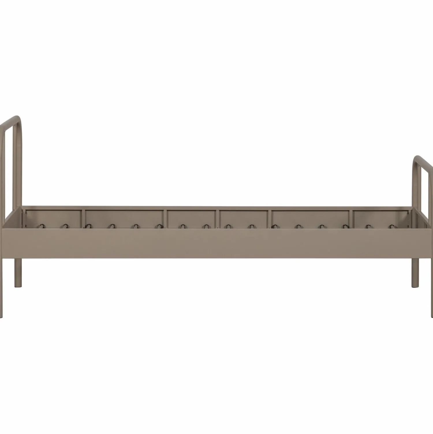 Hot WOOOD Mata 1-persoons bed metaal zand 90x200 cm