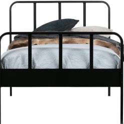 Best WOOOD Mees bed metaal zwart 90x200 cm