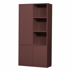 Sale WOOOD Merel opbergkast grenen rood Bordeaux