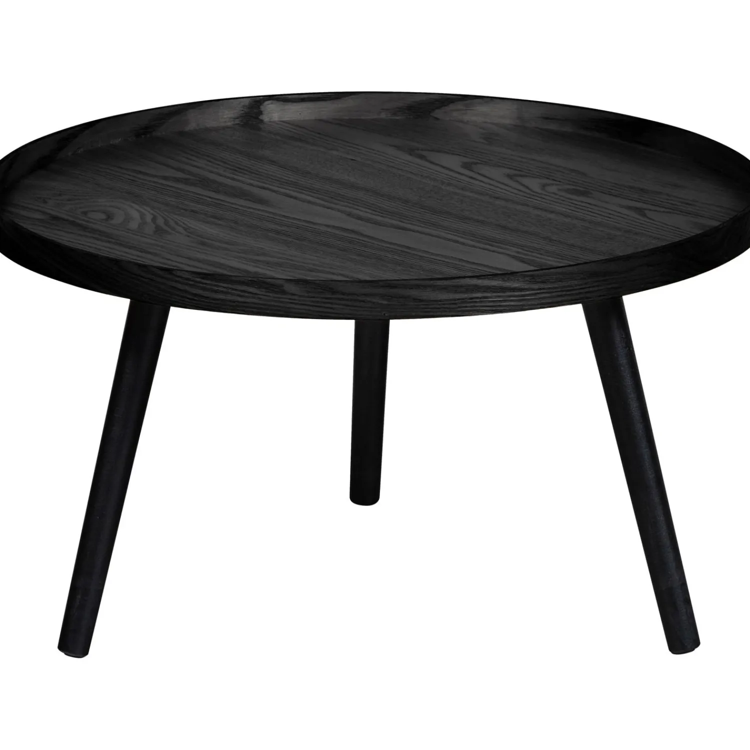 Sale WOOOD Mesa bijzettafel L hout Zwart