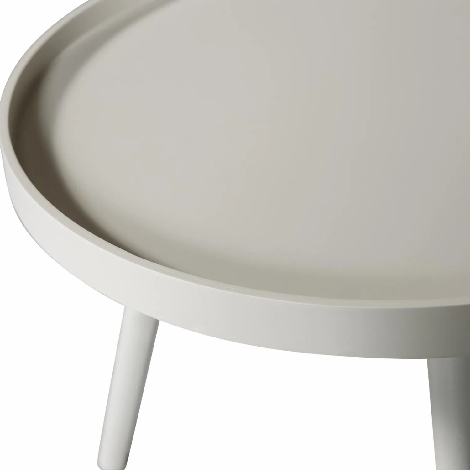 Best WOOOD Mesa bijzettafel M hout 45xø45 Zand