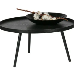 Clearance WOOOD Mesa bijzettafel XL hout 39xø78 Zwart
