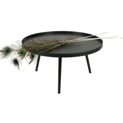 Clearance WOOOD Mesa bijzettafel XL hout 39xø78 Zwart
