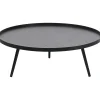 Online WOOOD Mesa bijzettafel XXL hout zwart 36xø100