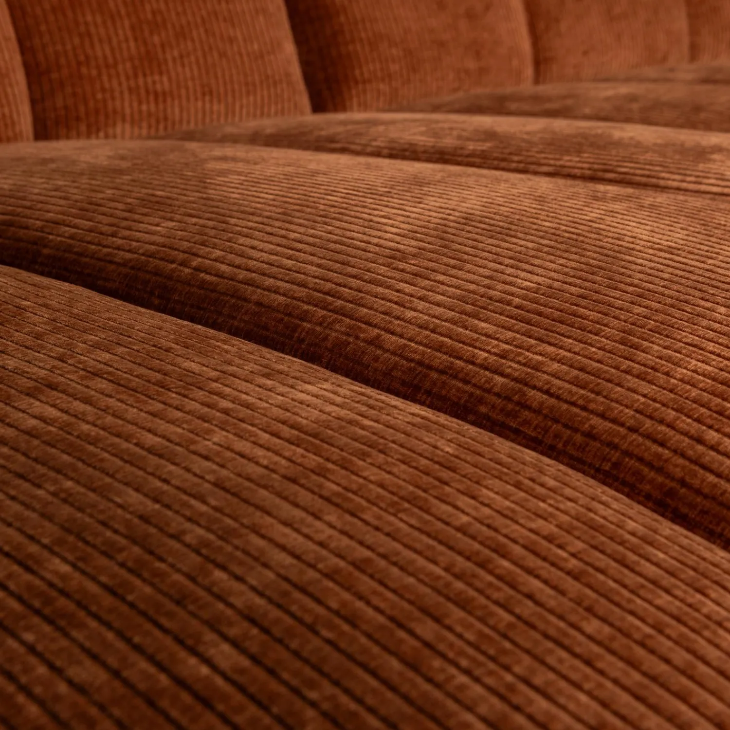 Best WOOOD Mojo chaise longue bank links ribstof Roestbruin