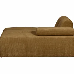 Best WOOOD Mojo chaise longue element rechts ribstof Honinggeel
