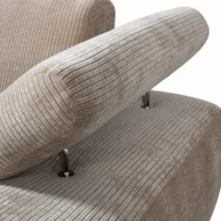 New WOOOD Mojo chaise longue element rechts ribstof Donkerzand